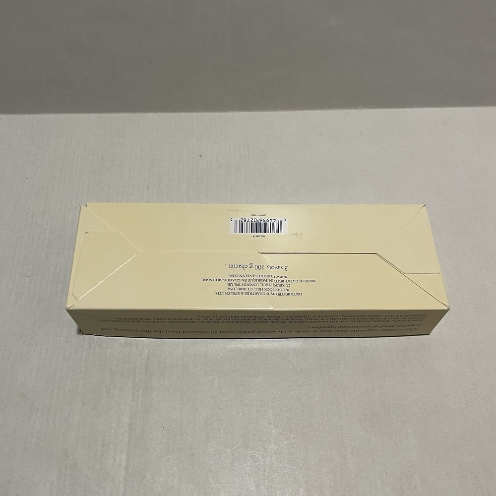 Crabtree & Evelyn Jojoba Oil 3.5oz. Triple-Milled Soap w Shea Butter (Pack of 3) - Picture 4 of 5